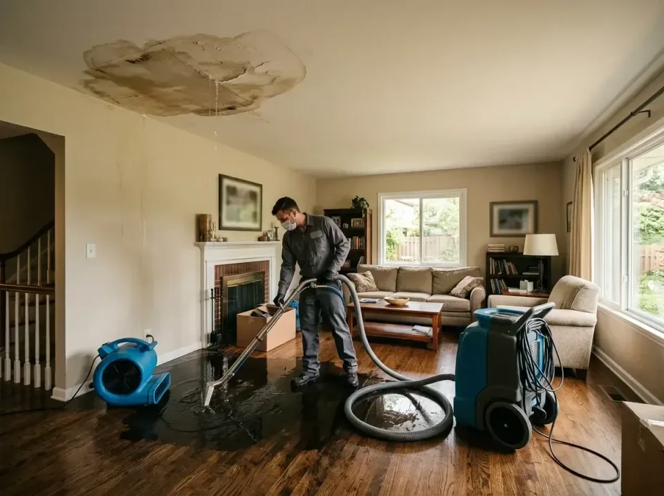 attic-pipe-burst-ceiling-drip-008 — frequently asked questions, Water Damage Restoration & Carpet Care in Darby, PA